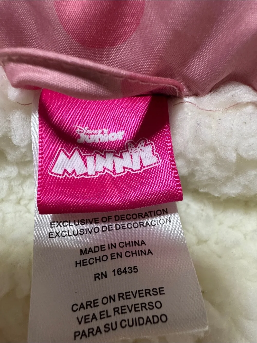 Disney Pink Minnie Mouse Hooded Puffer Coat with Polka Dots